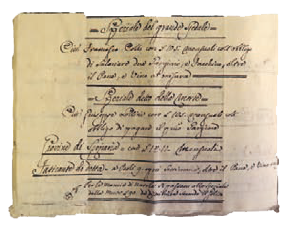 Gli stipendi degli speziali nel Piano pel Grande Spedale della Vita e della Morte del 6 giugno 1801.