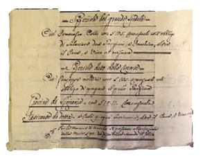 Gli stipendi degli speziali nel Piano pel Grande Spedale della Vita e della Morte del 6 giugno 1801.